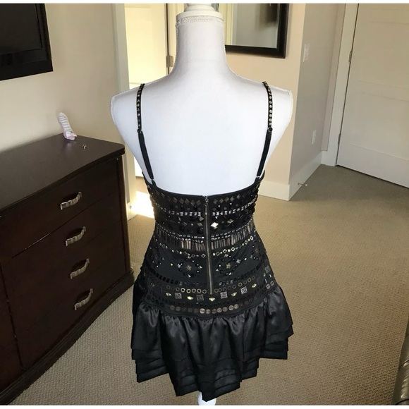 BCBG Black Studded Dress - Picture 5 of 8